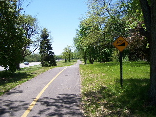 Bike Trail south along Roselle Road